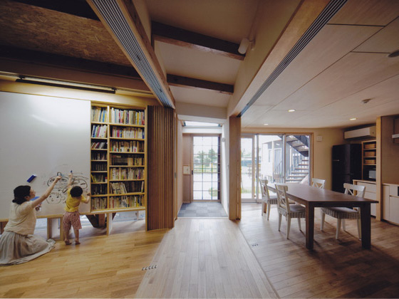 晃陽建設のデザイン住宅新築建築施工事例「八尾のコーポラティブハウス」